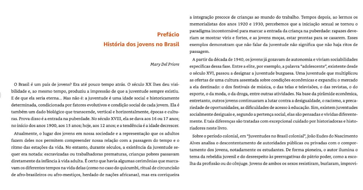 Historia dos jovens no Brasil | Mary Del Priore (Cópia) - Imagem 2