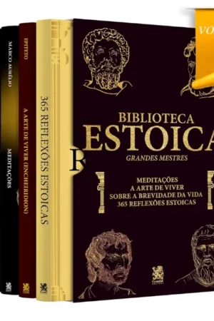 Biblioteca Estoica: Grandes Mestres Volume I - Box com 4 Livros