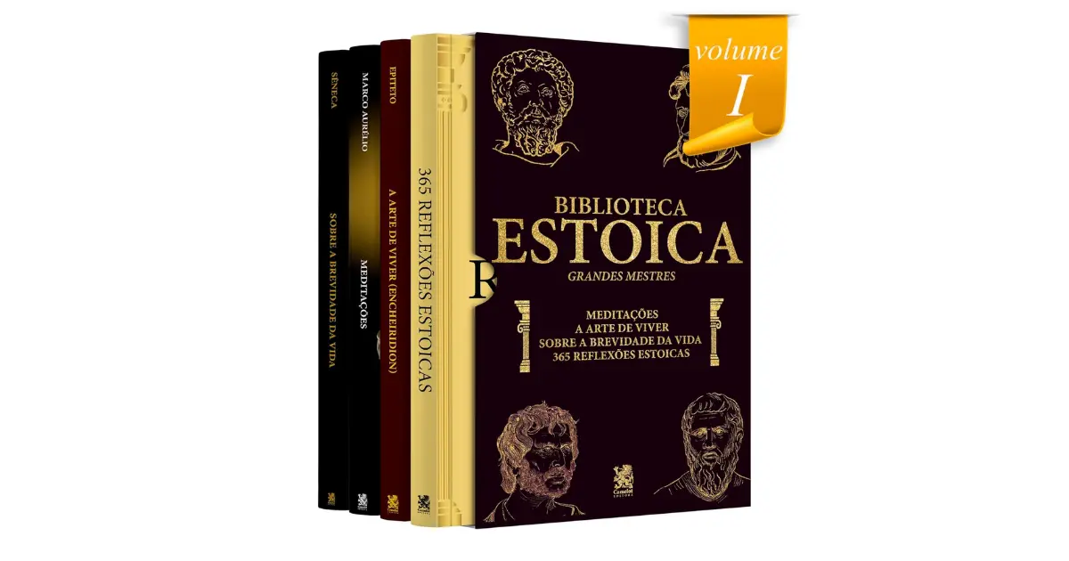 Biblioteca Estoica: Grandes Mestres Volume I - Box com 4 Livros