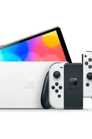 Nintendo Console Branco + Jogo, Switch OLED, Jogo Digital Mario Kart 8 Deluxe, 3 Meses de Assinatura Nintendo Switch Online