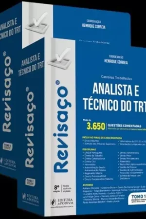 REVISAÇO - Analista e Técnico do TRT 2025 - Mais de 3.650 Questões Comentadas